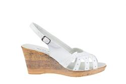 Ellion Marimea 38 - Sandale dama cu platforma LS88ALB - Made in Romania