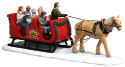 Lemax caroling sleigh ride Harvest Crossing 2026