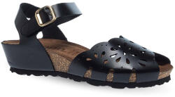 Yokono Sandale Casual Damă Din Piele Negre MONACO-247 (MONACO-247)
