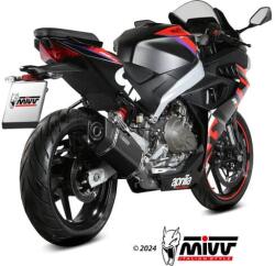 Sistem complet de evacuare MIVV SR-1 pentru Aprilia RS 457 (2024-2025), oțel inoxidabil negru