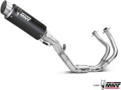  Sistem complet de evacuare MIVV GP Pro pentru Kawasaki Ninja 650 / Z650 (2024-2025), oțel inoxidabil negru