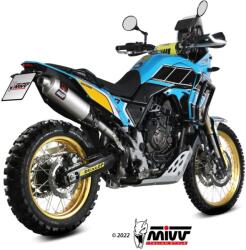  Tobă finală MIVV Dakar pentru Yamaha Ténéré 700 (2019-2025), oțel inoxidabil