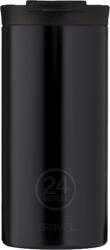 24Bottles Travel Tumbler Pahar Termos Oțel Inoxidabil Fără BPA 600ml Negru 408 (408)