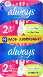 Always Absorbante Always Ultra Super, marimea 2, Instant Dry, 14 bucati (101488)