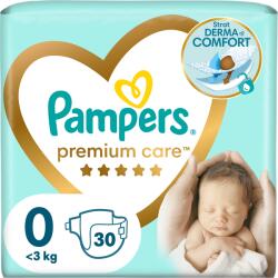 Pampers Scutece Pampers Premium Care Carry Pack Marimea 0, Nou Nascut, 1 - 2, 5 kg, 30 buc (4015400536857)