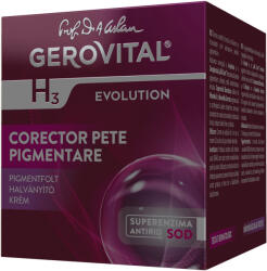Gerovital Crema Gerovital H3 Evolution, corector pete pigmentare, 50 ml (5943000075065)