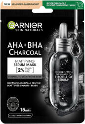 Garnier Masca Servetel Super hidratare si matifiere cu carbune Garnier Skin Naturals, 28 gr (3600542097253) Masca de fata