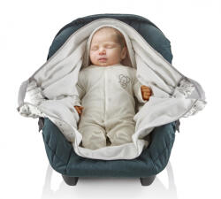BabyJem Paturica cu sistem multifunctional BabyJem Carrier Alb pentru transport bebelusi