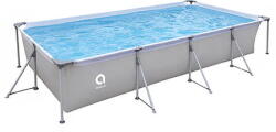 avenli Piscina cu Cadru Avenli 394x207x80cm 6075l PVC Gri (17723EU)