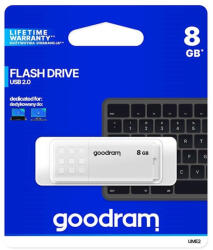 Goodram Memorie Goodram, USB 2.0, 8GB, UME2, Alb (AKKSGPENGOO00005)