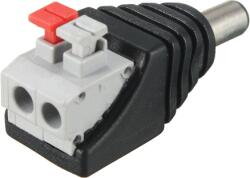 SDC Conector de alimentare tata, 12V, cu terminal rapid SDC-KAT (SDC-KAT)