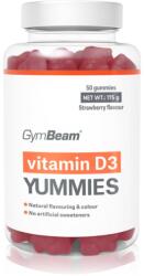 GymBeam Vitamin D3 Yummies желирани бонбони за нормална функция на имунната система, състояние на костите, зъбите и дейност на мускулите 60 бр