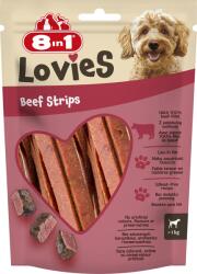 8in1 Lovies Beef Strips 80 g recompensă pentru câini cu carne de vită coaptă