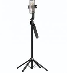 hoco. Selfie Stick Bluetooth HOCO K32 Face Tracking, 4.5" - 7", Negru