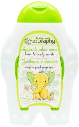 Naturaphy Tusfürdő és sampon 2in1 gyermekek részére alma és aloe vera Naturaphy 300ml 30032 (5908311415085)