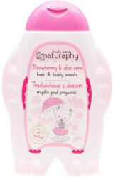 Naturaphy Tusfürdő és sampon 2in1 gyermekek részére eper és aloe vera Naturaphy 300ml 30033 (5908311418550)