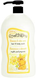 Naturaphy Tusfürdő és sampon 2in1 gyermekek részére banán és aloe vera Naturaphy 1000ml 30026 (5908311417164)