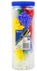 GEKO Színes kábelkötegelő készlet 600 db 63196 (G17191)