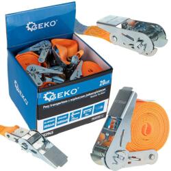 GEKO Racsnis rögzítő heveder 25mmx4m 1600kg 63108 (G03945)