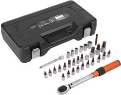 Kraft&Dele Nyomatékkulcs 1/4", 5-25Nm, 32db 64982 (KD11394)