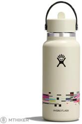 Hydro Flask Wide Flex Straw Cap termosz, 946 ml, glitch white