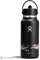 Hydro Flask Wide Flex Straw Cap termosz, 946 ml, glitch black