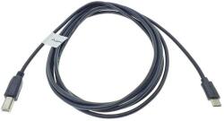 Lanberg Cablu USB tip C imprimanta USB 2.0, 3 m, Lanberg 42978, USB B la USB-C, negru (CA-USBA-13CC-0030-BK)