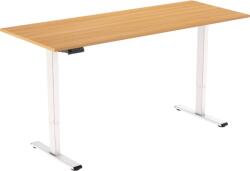 Alza Table ET2 Essential fehér + 160×80 cm-es laminált tölgy asztallap (BUN)