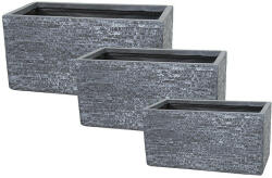 Ontario Tetra High Kompozit Balkonláda Grafit 60x30x30-100x45x45cm S3 (MC-113656)