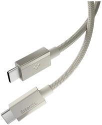 Spigen Essential EB6015CC adatkábel Type-C - Type-C 60W PD 150cm Titánium ACA10419 (ACA10419)