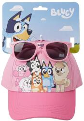 Cerda Set pentru copii Cerda - Bluey, pălărie și ochelari de soare, 53 cm, roz (2200010298)