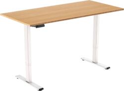 Alza Table ET2 Essential, fehér + asztallap, 120 × 80 cm, bambusz (BUN)