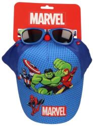 Cerda Set pentru copii Cerda - Avengers Hulk, pălărie și ochelari de soare, 53 cm (2200010731)