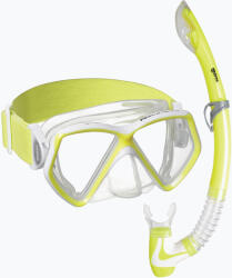 mares Set de snorkeling pentru copii Mares Combo Pirate Neon yellow/white/clear 411788SF