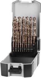 Strend Pro Fúrószárkészlet fémhez, Strend Pro Premium M2, 25 db, hengeres, átmérő: 1 - 13 mm, M2 gyorsacél, DIN 338 (TC4200550)