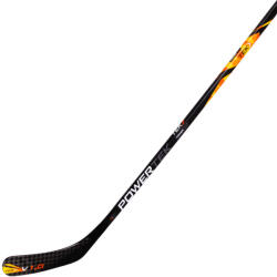 Powertek Crosă de hochei compozit V1.0 Yellow Youth P92 (Matthews) mâna stângă în jos, flex 35
