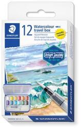 STAEDTLER Vízfesték, 12 darabos, STAEDTLER "Design journey 888 (888M M12-C) - patronbolt