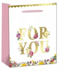 QX Pungă cadou cu inscripția „For You - 26 x 32 cm (351025)