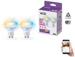 Philips 2 db-os szett dimmelhető LED izzó PAR16 GU10/4, 7W/230V 2700-6500K CRI 90 Wi-Fi-WiZ 8720169076709 (WI0158)