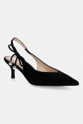 Furla pantofi cu toc stiletto din piele întoarsă Poppy 9BY2-OBDZJT_99X (YM24FPO.C10000.O6000)
