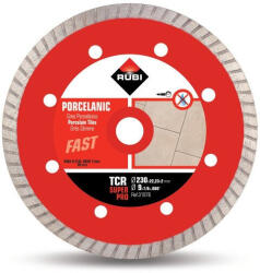 RUBI Disc diamantat pt. gresie portelanata 230mm, TCR 230 SuperPro - RUBI-31978 (RUBI-31978) - utilajedesantier Disc de taiere