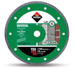 RUBI Disc diamantat pt. beton si caramida 125mm, TSV 125 Pro - RUBI-31980 (RUBI-31980) - utilajedesantier Disc de taiere