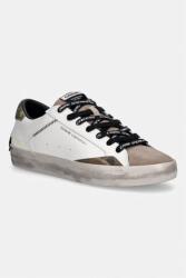 Crime London DISTRESSED sportcipő férfi bőr - fehér Férfi 42