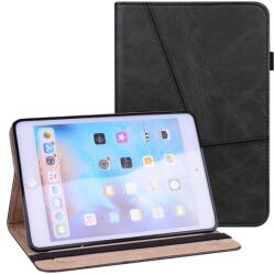 Gigapack IPAD mini 7 (2024) / mini 6 (2021) Tok álló, bőr hatású aktív FLIP, ceruza tartó, FEKETE (GP-110495)