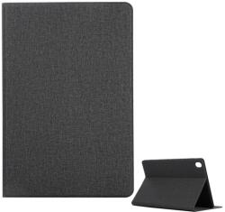 Gigapack Huawei MediaPad M6 10.8 LTE / MediaPad M6 10.8 WIFI Tok álló, bőr hatású FLIP, textil hatás, FEKETE (GP-89474)