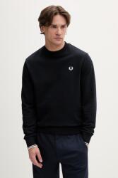 Fred Perry pamut melegítőfelső Crew Neck Sweatshirt - sötétkék XXL