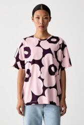 Marimekko női pamut póló - rózsaszín L - answear - 41 990 Ft