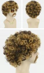  Wig Paróka Raper jelmez a 70-es -80-as évek stílusában +kiegészítők Disco Afro W4P (WIG Peruka harlejowiec .V3)