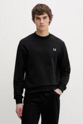 Fred Perry pamut melegítőfelső - fekete M - answear - 45 990 Ft