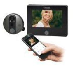 VIRONE DV-3 Digitális ajtókijelző 4, 3" kamerával, mozgásérzékelővel, SMART funkcióval, éjszakai világítással és újratölthető akkumulátorral (DV-3)